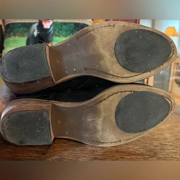 Sam Edelman Suede Zip Booties - Picture 5 of 6